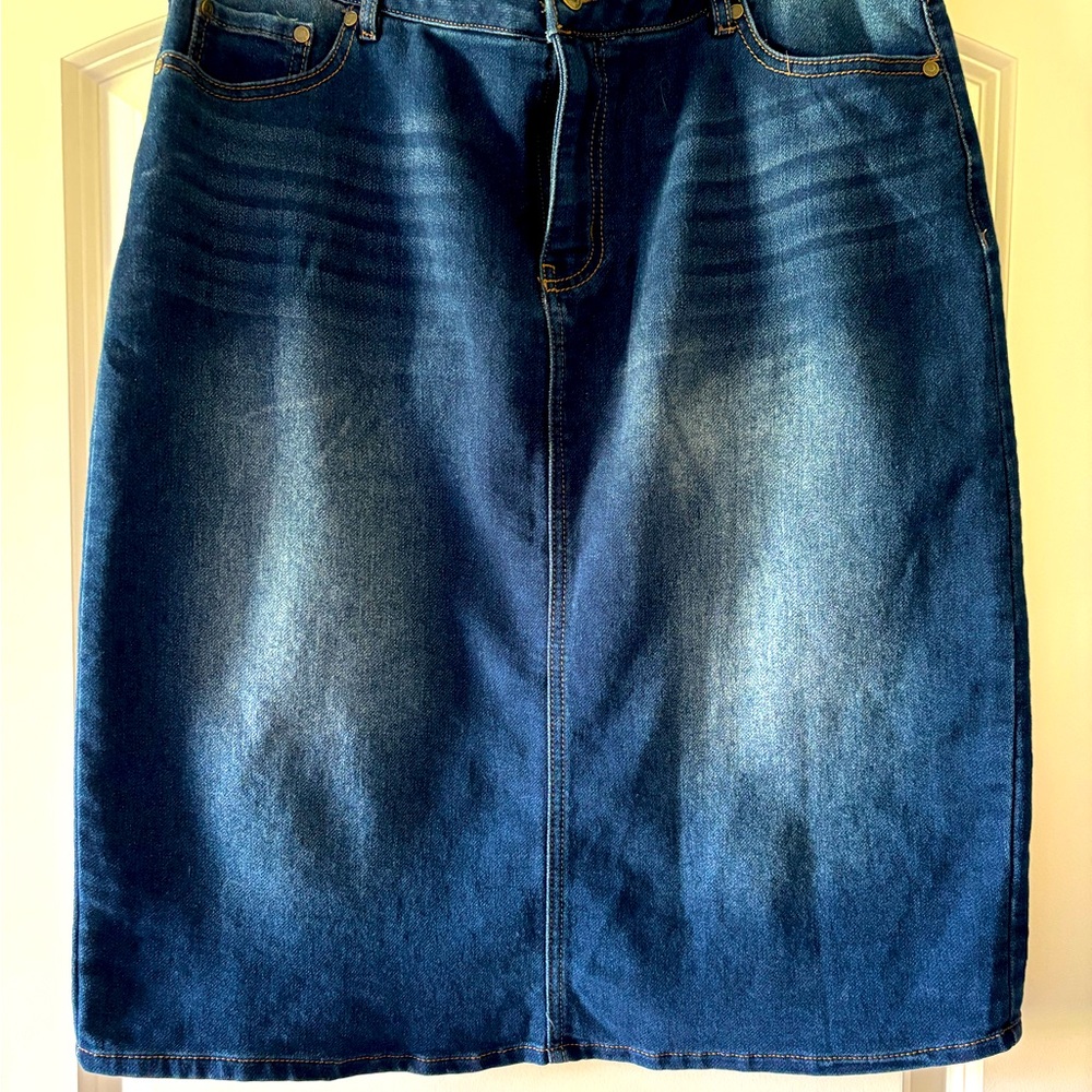 Cato Denim Skirt Sz 14